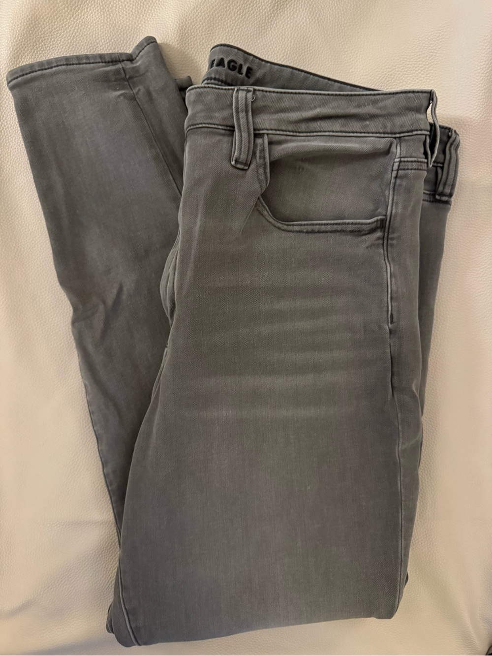American Eagle Outfitters Women's Charcoal Super High Rise Jegging